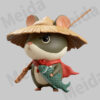 Chinese zodiac rat figurine cartoon character display