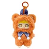 Forest Cub Girl PVC face plush toy character