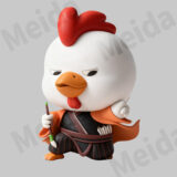 Chinese zodiac rooster figurine cartoon character display
