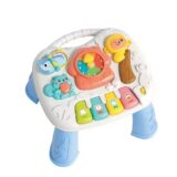 blow molded interactive animal activity table for toddlers