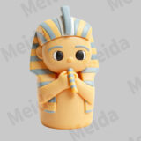 Fingertip toys mini pharaoh figurine character display