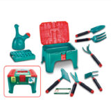 blow molded kids tool set with carry toolbox