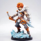 urban fantasy vinyl figurines ice warrior character