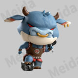 Chinese zodiac ox figurine cartoon character display