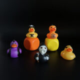 halloween rubber duck pirate grim reaper punk biker set