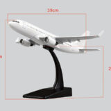 Stratus airliner metal aircraft model designed for desktop display