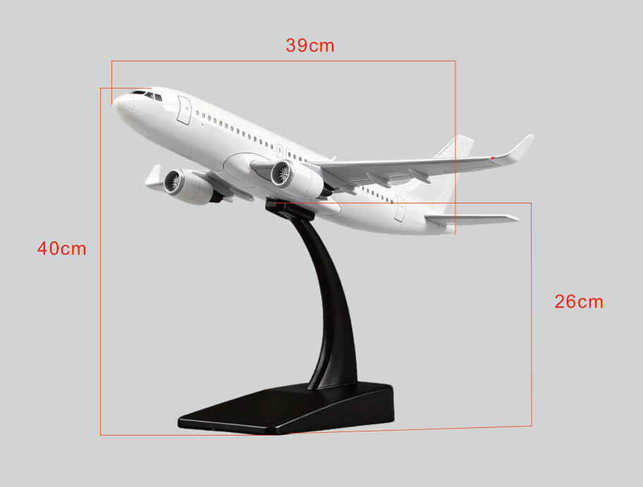 Stratus airliner metal aircraft model designed for desktop display