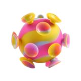TPR suction cup ball with flexible grip design