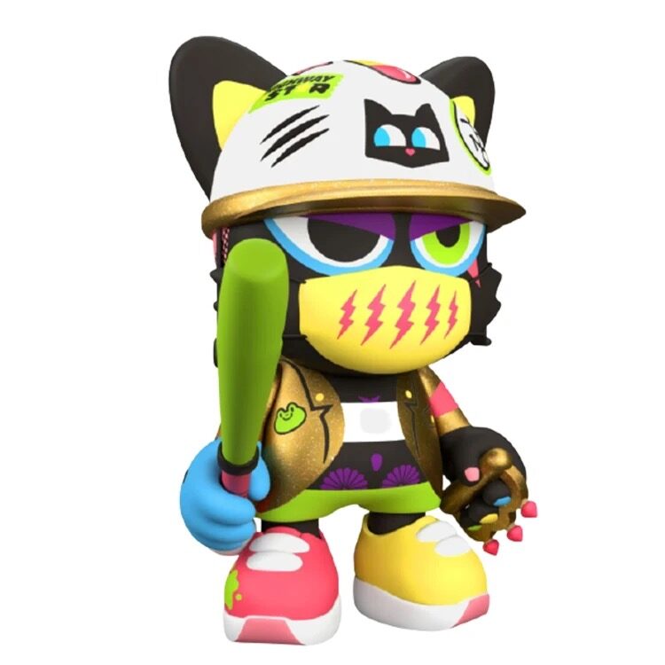 20-Street Cat Fighter Figurine urban fantasy vinyl figurines street cat fighter character