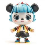urban pop vinyl figurines panda girl character