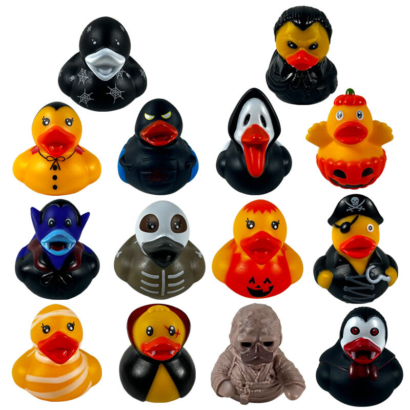 halloween rubber duck mega set with spooky costumes 14 pieces