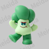 Superfoodies broccoli hero figurine with confident upright stance