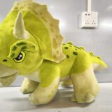 Cute Triceratops dinosaur plush toy
