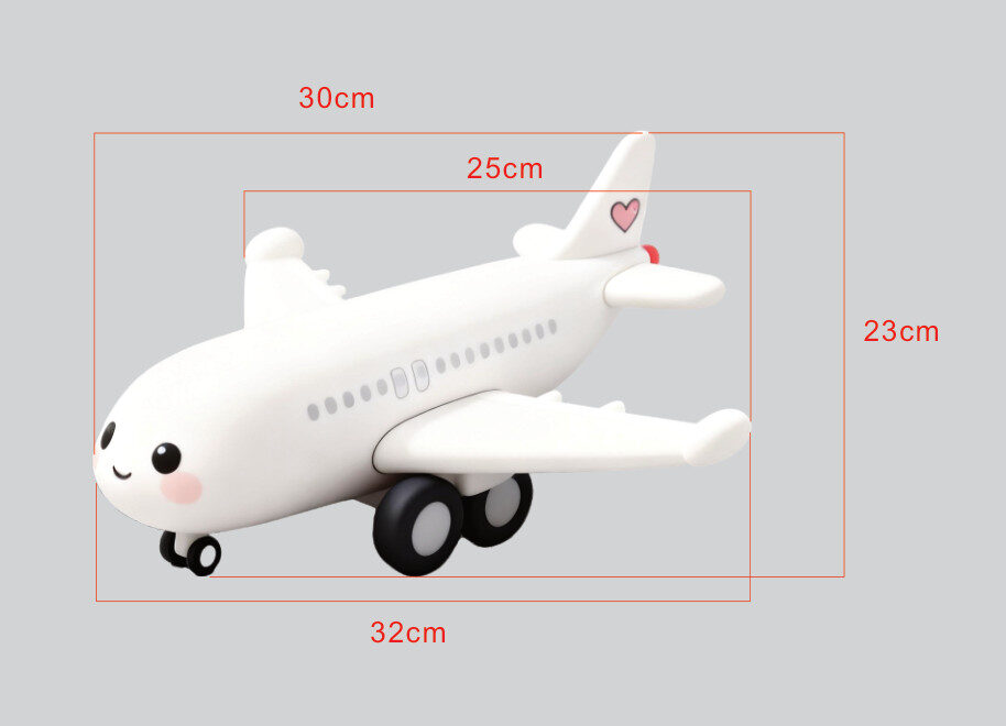 Cloudliner mini metal aircraft model with rounded fuselage shape