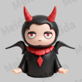 Fingertip toys little devil bat figurine character display