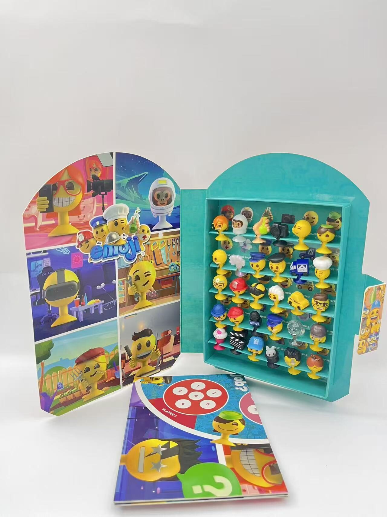 Emoji suction cup toy B series display set