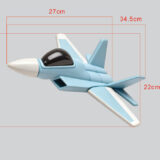 Falcon jet metal plane model with swept wing jet design