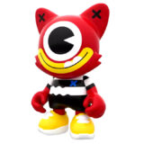 designer vinyl figurines red cat mask street style