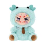 Blue Monster Baby PVC face plush toy character