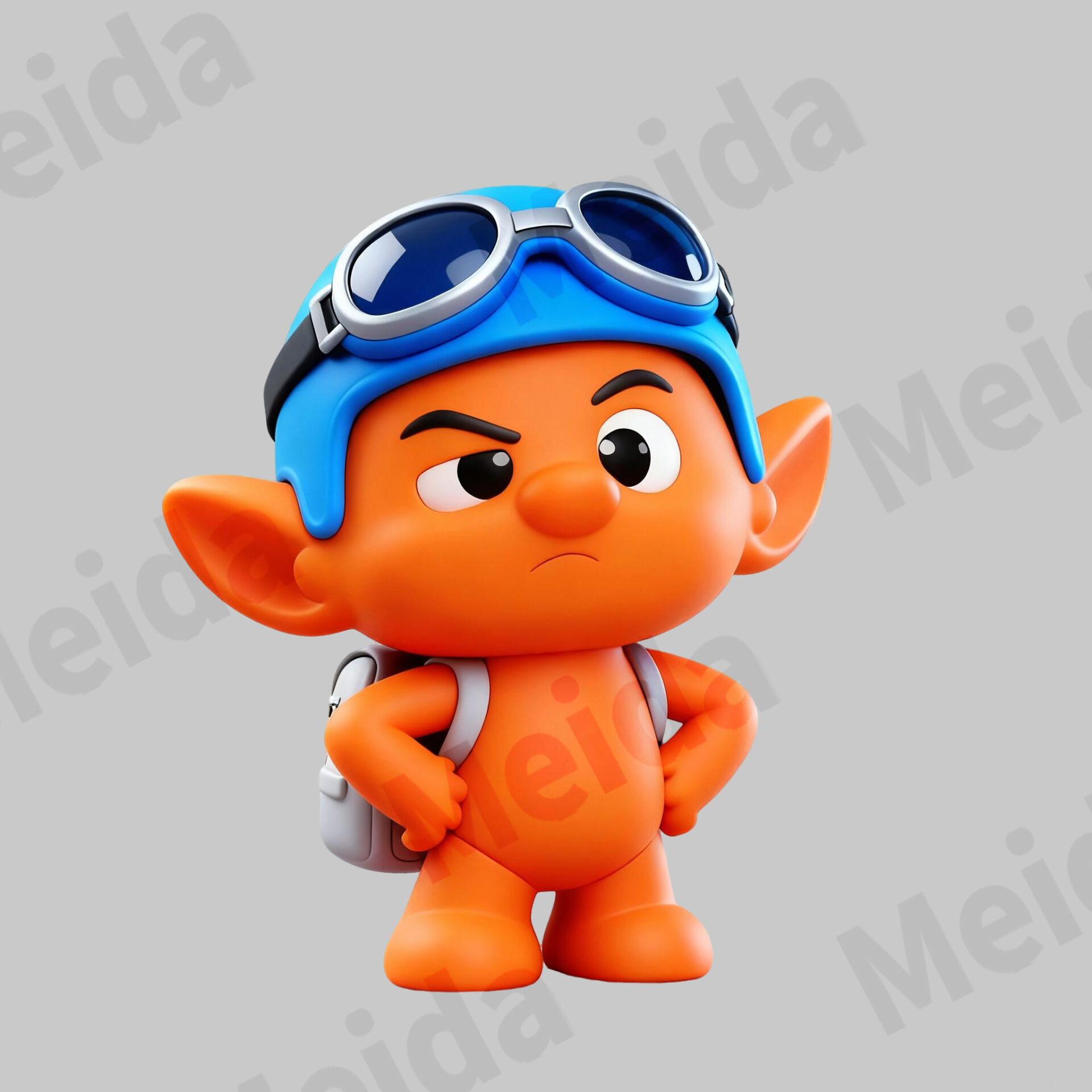 Colorful elves sky pilot elf figurine character display