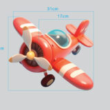 Sunny prop playplane metal model with bright color aircraft styling