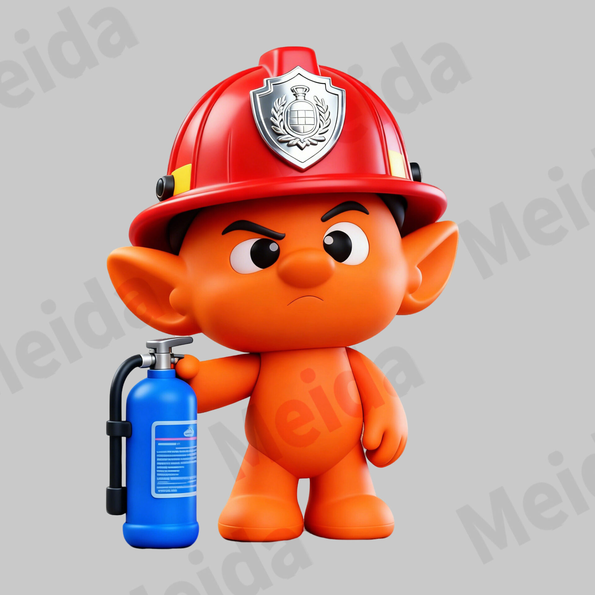 9-Firefighter Elf Colorful elves firefighter elf figurine character display