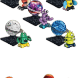 Planet capsule surprise figures sealed capsule view