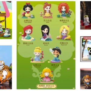 blind box mecha collectible figure series display