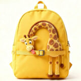 yellow giraffe backpack OEM factory product front view