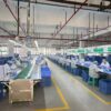 Plastic toy assembly line workers at Meida Toys factory